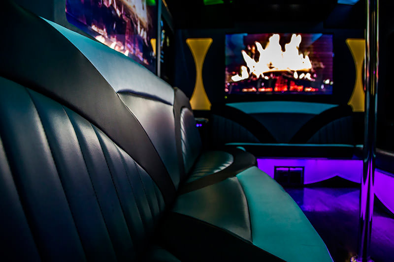 Limo buses in New Orleans