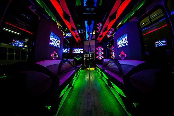 A party bus in New Orleans, LA